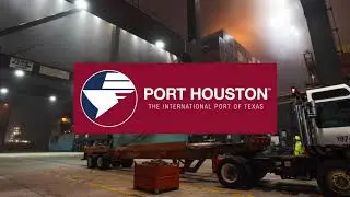 Bayport Container Operations During a Foggy Morning