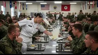 A Soldier Spilled Hot Milk on Her &mdash; Unaware She Was the Incoming Admiral
