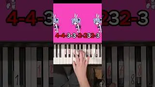 Rabbit Hole DECO*27 Piano Tutorial #shorts