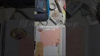journaling using some junks and keepsakes. #paperclub #journalcommunity #journalwithme