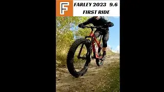 Fat bike 2023 Trek Farley 9.6 first ride on MTB trails.  Project FATRIDE 2023 9.6 rocks.