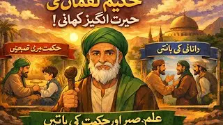 Hakeem Luqman Ki Hikmat Bhari Kahani | Islamic Story in Roman Urdu | AI Ghibli Style