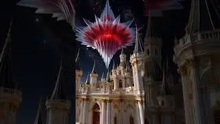 Dream castle with magic in the sky 🛕