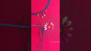 Neck embroidery design