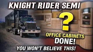 We Have FINISHED the Knight Rider Semi Cabinets for the Office Set Recreation! + Finding More Props!