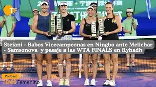 🎾 Osaka y Ningbo 💥Stefani y Babos Vicec Dbls / L.Stefani 👉 TENIS FEMENINO 🎙️#claudiavanderweck #154