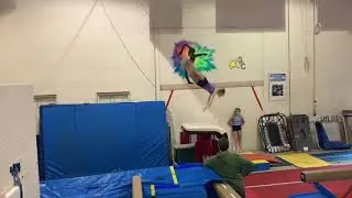 First time landing my Yurchenko full on a crash mat