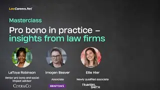 Masterclass | Pro bono in practice | LawCareers.Net