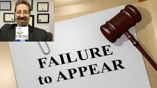 ARRESTED FOR FAILING TO APPEAR IN COURT