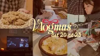 DIY guirnalda, propósitos y comida de empresa 🎄 vlogmas 20 - 23