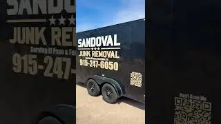 🔥 New Sandoval Junk Removal Trailer! 🚛 | Junk Removal in El Paso & Fort Bliss, TX