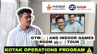 KOTAK OPERATIONS PROGRAM ⚠️✅| BOYS HOSTEL GYM🏋️&zwj;♂️💪🏻| INDOOR GAMES ROOM 🎮🎲| TOUR ✅