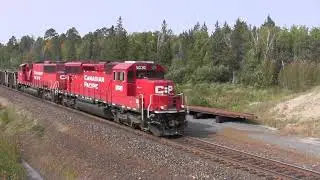 CP U55-21 Eastbound at Mile 96 Cartier Sub