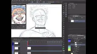 Part 1 and 2 How to do Rough and Blocking 1 keyframe of animation of jujutsu kaisen.