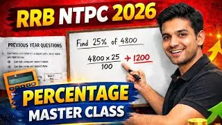 RRB NTPC 2026 maths Pyq classes                Maths pyq classes for RRB NTPC 2026