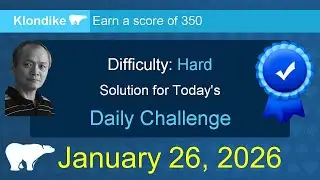 Microsoft Solitaire Collection: Klondike - Hard - January 26, 2026