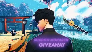 HOW TO JOIN MY SHADOW MONARCH GIVEAWAY IN ANIME DIMENSIONS