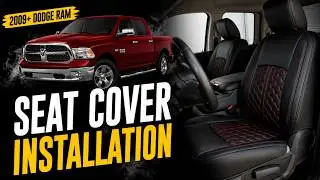 2009+ Dodge Ram Classic Kustom interior Custom Leather Seat Covers Installation @automotiveantics