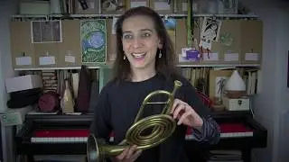 Day 100 of A Chorale A Day: Bonus video about the corno da tirarsi