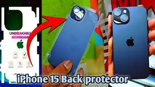 Iphone 15 Back And Front Protector l Iphone 15 Back Lamination Full Body Skin Wrap