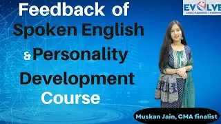 Feedback by Muskan Jain - CMA Aspirant | Spoken English & Personality Development Course|