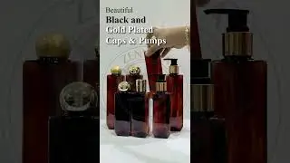 Zenvista Packaging || Beautiful Amber Color Pet Bottles with Golden Caps ✨🤩