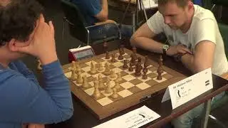 GM Daniel Fridman - IM Nikita Meskovs, Rapid chess, English opening