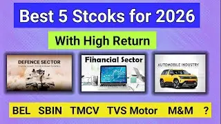 Top 5 Stocks for High Returns in 2026 | Analysis of BEL, SBI, Tata Motors, M&M & TVS #stockmarket