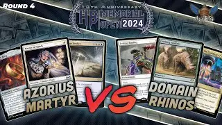 MTG Modern | Azorius Martyr vs Domain Rhinos | Hunter Burton Memorial Open | Round 4