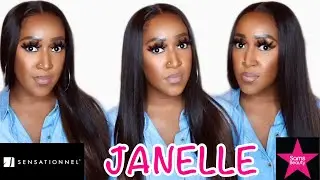 Sensationnel What Lace 13x6 Swiss Lace Frontal Wig &ndash; JANELLE &ndash; Ft @SAMSBEAUTY