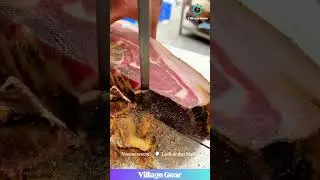 Meat Saw GO BRRR! 😂This Cured Ham is Getting a Haircut! #meatlover #butchershop #foodtiktok #hungry