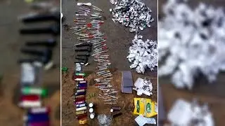 Horror as huge haul of drug paraphernalia found near school | ITV News