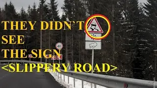#SLIPPERY ROADS #COMPILATION 2 #Slippery roads accidents 2017