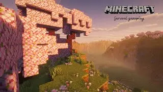 Minecraft Survival Gameplay 1.21.4 🌿 No Commentary | Relaxing Game Sounds 🍊🍊🍊