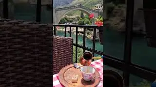 Best ☕️ location in Mostar, Bosnia-Hercegovina