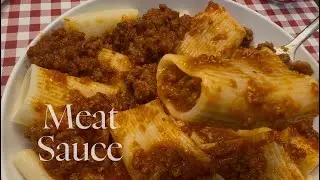 Making Meat Sauce From Scratch | ASMR and Relaxing Bossa Nova | Comfort Food Cooking Sounds