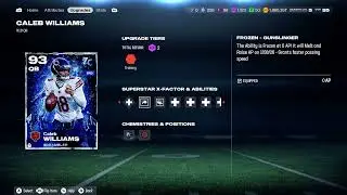 Madden 26 -Season 5 95 overall Level 6 Philadelphia Eagles Theme Team 93 overall Calbs Williams p1