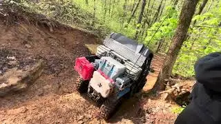 Mill Creek trails in Ozark mountains