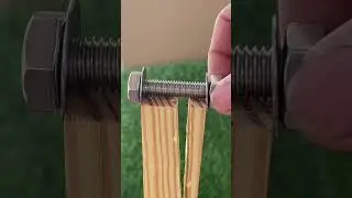 A simple tip to quickly repair a wooden rod. #diy