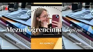 MEZUN YKS DERS ÇALIŞMA GÜNLÜĞÜM 4🧡 | birlikte 2 gün gecirelim, kütüphane🎰🎊