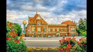 L&N STEM Academy Print: Historic Knoxville Train Depot, World's Fair Sunsphere Art