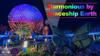 8K Harmonious Fireworks by Spaceship Earth in Epcot VR180 3D