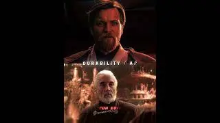 Obi Wan Kenobi vs Count Dooku (Canon) #starwars #starwarsedit