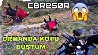 MOTORLA ORMANDA K&Ouml;T&Uuml; D&Uuml;ŞT&Uuml;M! ( MotoVlog #36 )