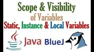 #57 Scope and visibility of variables in java (Class, Instance and Local Variables) Demonstrated