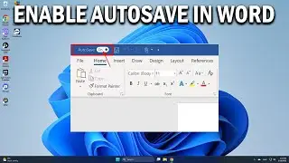 How To Enable AutoSave Option in Microsoft Word - Easy Fix
