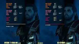 Ryzen 1700 vs i3 12100f - Gaming Test.