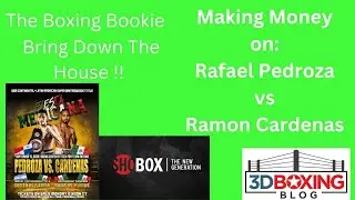 The Boxing Bookie: Making Money on Friday's SHOBOX card Roman Cardenas vs Rafael Pedroza