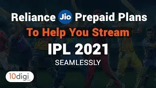 Watch IPL For Free With Jio Prepaid Plans.