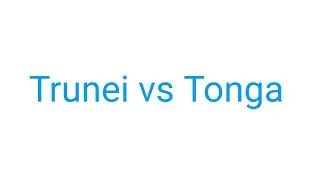Who do the countries support trunei or Tonga 